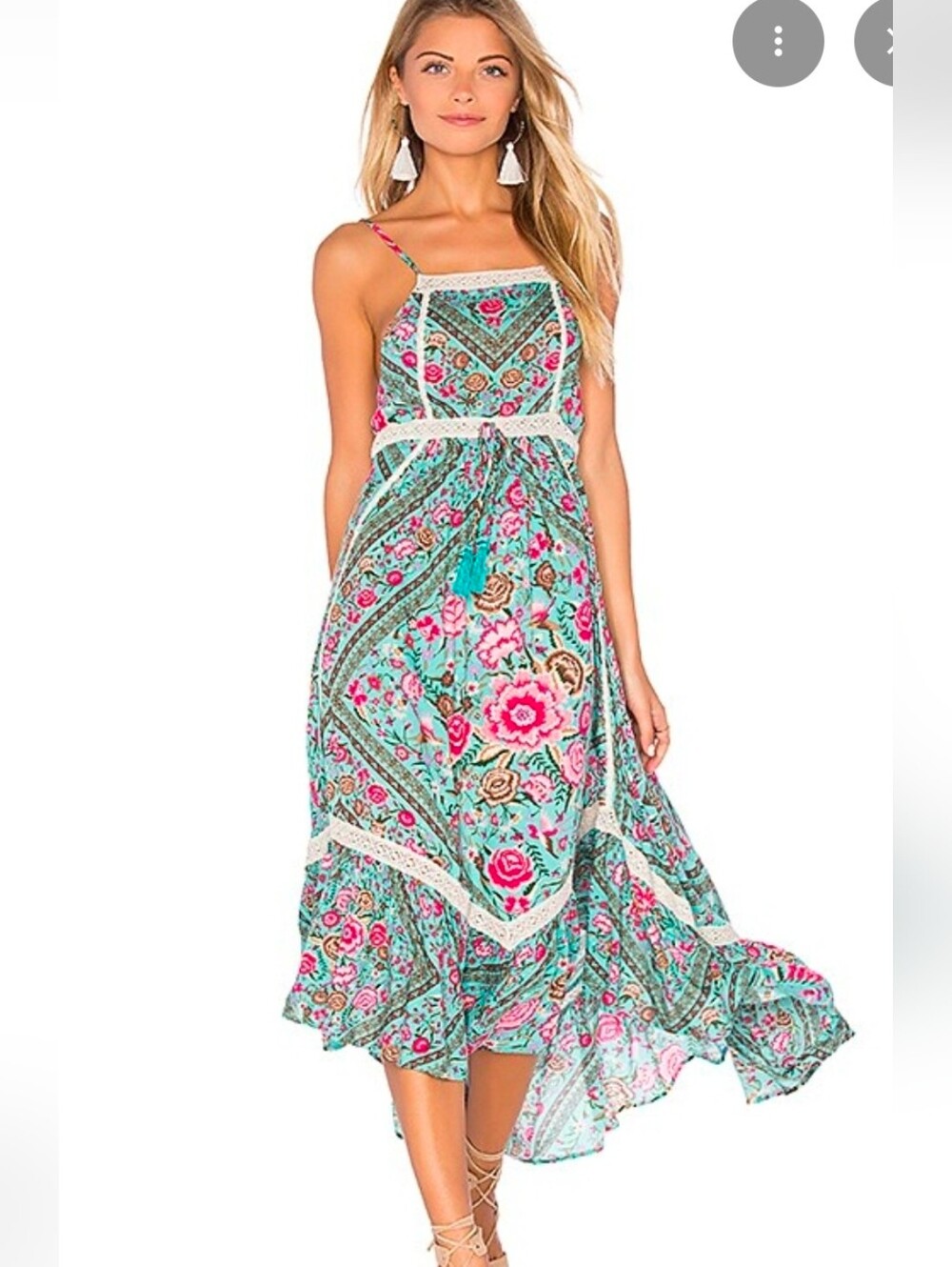 Spell Babushka Turquoise Strappy